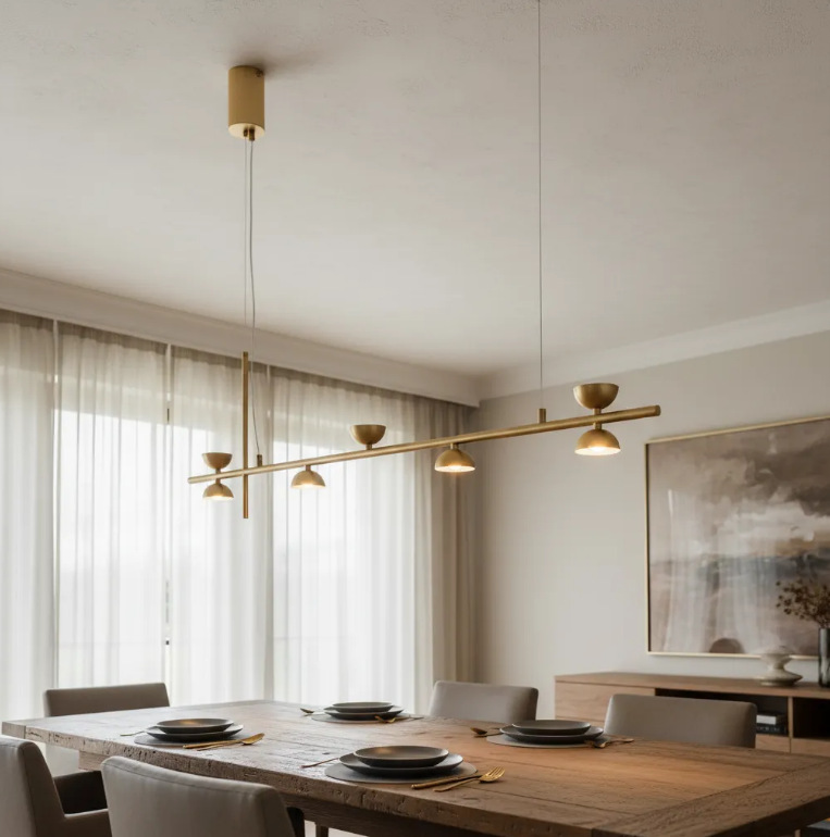 Pendente Dourado 120cm.